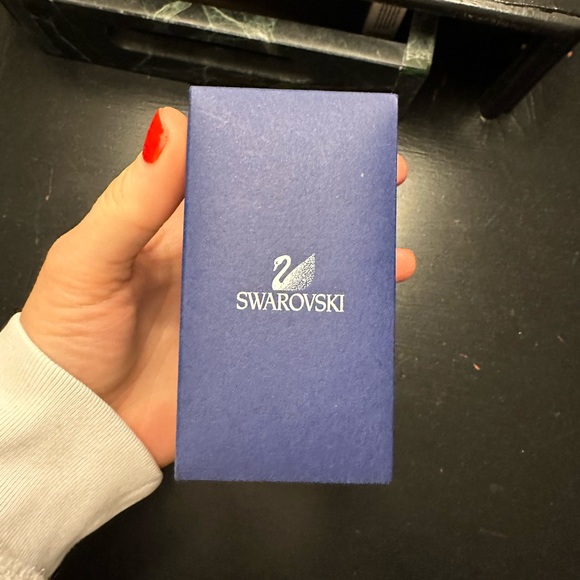 COPY - Swarovski | Silver B&W Ombre Bangle Bracelet - Picture 8 of 8